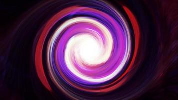 Swirling multicolored psychedelic hypnotic rotating abstraction video