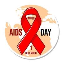 world aids day logo graphic design illustration, EPS file format vector