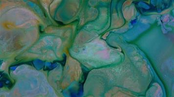 mouvement de peinture psychédélique liquide d'encre de couleur colorée abstraite video