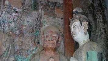 Maijishan Cave-Temple Complex in Tianshui city, Gansu Province China. photo