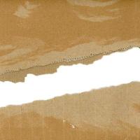 Grunge brown corrugated cardboard texture background photo