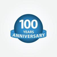 100 Years Anniversary Celebration Vector Template Design Illustration