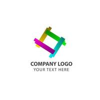 Company Logo Flat Vector Template Design Illustration