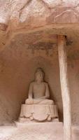 Buddhist grottoes sculpture in Bingling Temple Lanzhou Gansu, China