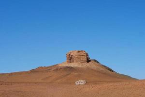 Landscape view of ancient Yangguan pass in Gansu China photo