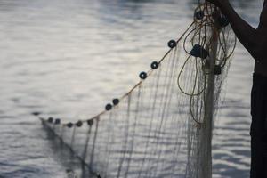 Sorong, Indonesia 2021- Pond fishermen