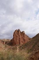 Binggou Danxia Scenic Area in Sunan Zhangye Gansu Province, China. photo