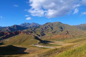 The Qilian Mountain Scenic Area Mount Drow in Qinghai China. photo