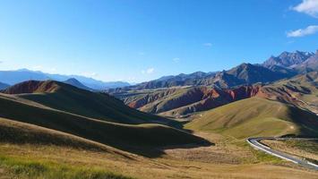 The Qilian Mountain Scenic Area Mount Drow in Qinghai China. photo