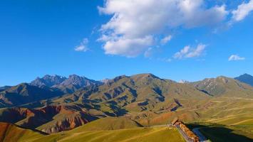 The Qilian Mountain Scenic Area Mount Drow in Qinghai China. photo