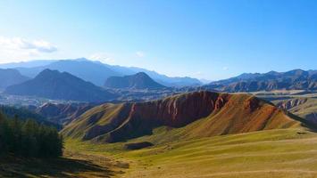 The Qilian Mountain Scenic Area Mount Drow in Qinghai China.