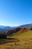 The Qilian Mountain Scenic Area Mount Drow in Qinghai China. photo