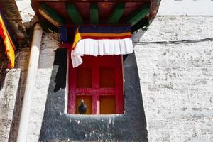 Tibetan Buddhist monastery Arou Da Temple in Qinghai China. photo
