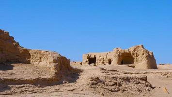 Ruins of Jiaohe Lying in Xinjiang Province China. photo