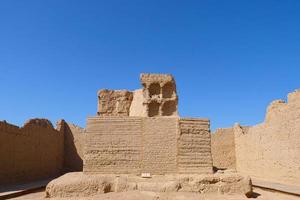 Ruins of Jiaohe Lying in Xinjiang Province China. photo