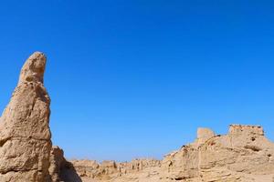 Ruins of Jiaohe Lying in Xinjiang Province China. photo