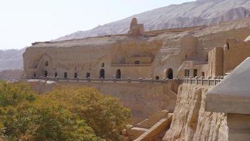 Bezeklik Thousand Buddha Caves in Turpan Xinjiang Province China. photo