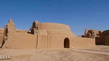 Landscape view of Gaochang Ruins inTurpan Xinjiang Province China. photo