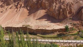 Bezeklik Thousand Buddha Caves in Turpan Xinjiang Province China. photo