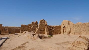 Landscape view of Gaochang Ruins inTurpan Xinjiang Province China. photo