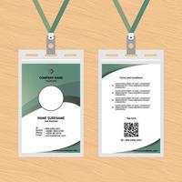 ID Card Template Design 11 vector