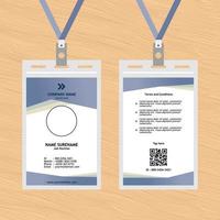 ID Card Template 9 vector