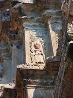 ruin of ancient temple complex Angkor Wat in Siem Reap, Cambodia photo