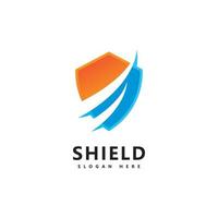 Shield logo icon design template vector