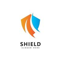 Shield logo icon design template vector