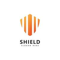 Shield logo icon design template vector