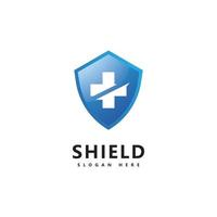 Shield logo icon design template vector