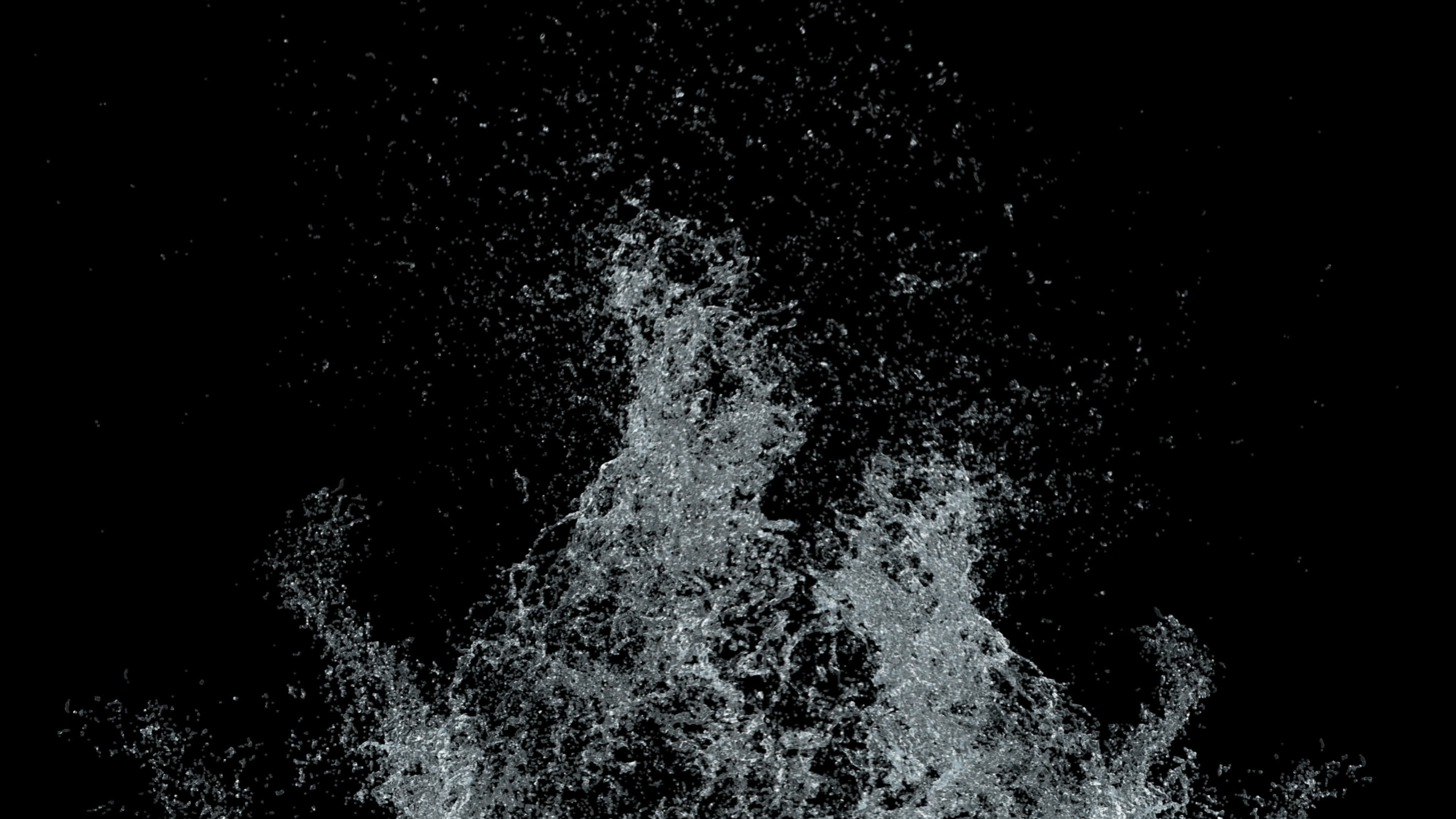 Water Splash Black Background Stock Video Footage for Free Download
