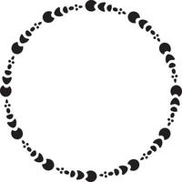 Circle Monogram Frame vector