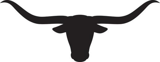 diseño de icono de longhorn vector