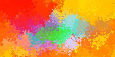 Light Multicolor vector pattern with polygonal shapes.