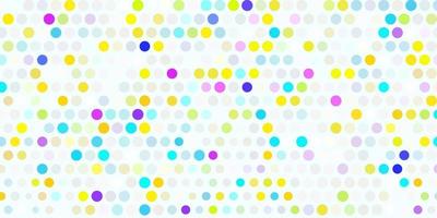 Light multicolor vector background with spots.