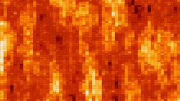 mil pequeños rectángulos coloridos movimientos de caída de lava roja video