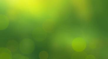 Green color blur background with bokeh. photo