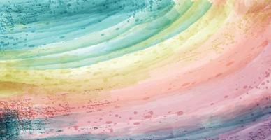 Realistic multicolored painted watercolor abstract background - Vector