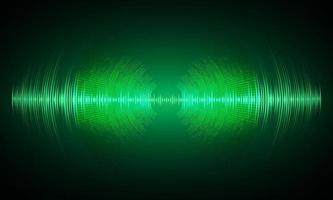 Sound waves oscillating dark light vector