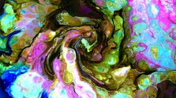 Abstract grunge couleur encre peinture propagation explosion exploser fond video