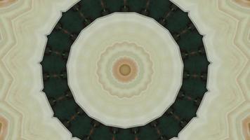 Fondo de sueño circular fractal. imágenes de meditación 4k. video