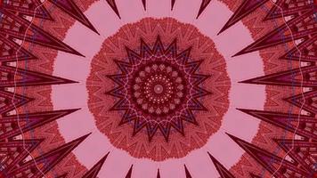 Red abstract pattern background. 4K geometric energy fractal texture. video