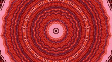 Red abstract pattern background. 4K geometric energy fractal texture. video