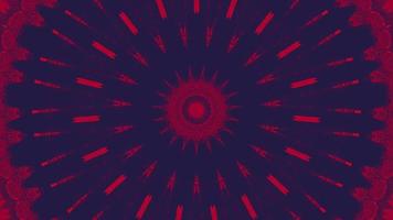 rode abstracte patroon achtergrond. 4 k geometrische energie fractal textuur. video