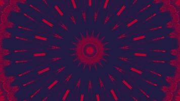 Red abstract pattern background. 4K geometric energy fractal texture. video