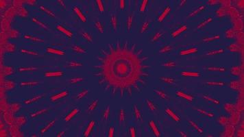 Red abstract pattern background. 4K geometric energy fractal texture. video