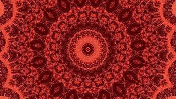 Red abstract pattern background. 4K geometric energy fractal texture. video