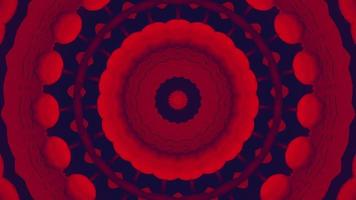 Red abstract pattern background. 4K geometric energy fractal texture. video