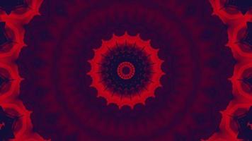 Red abstract pattern background. 4K geometric energy fractal texture. video